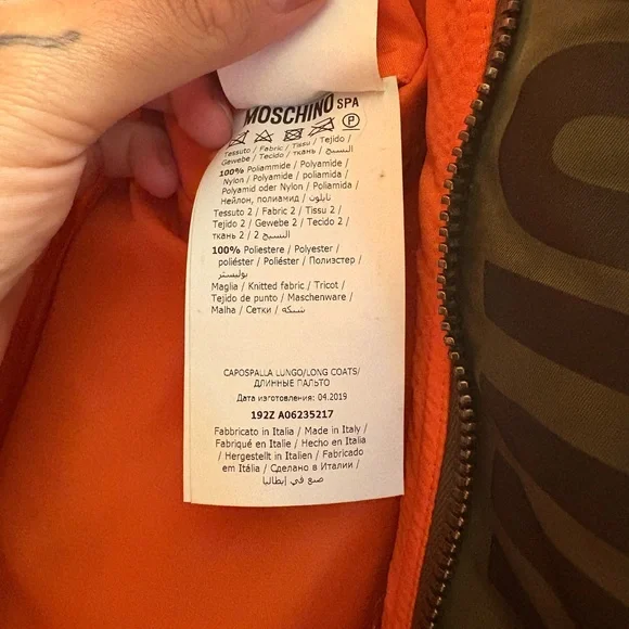 Moschino Green parka with fur trim - Picture 8 of 10